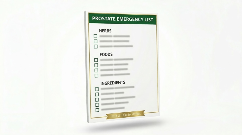 Bonus 1: Prostate Emergency List